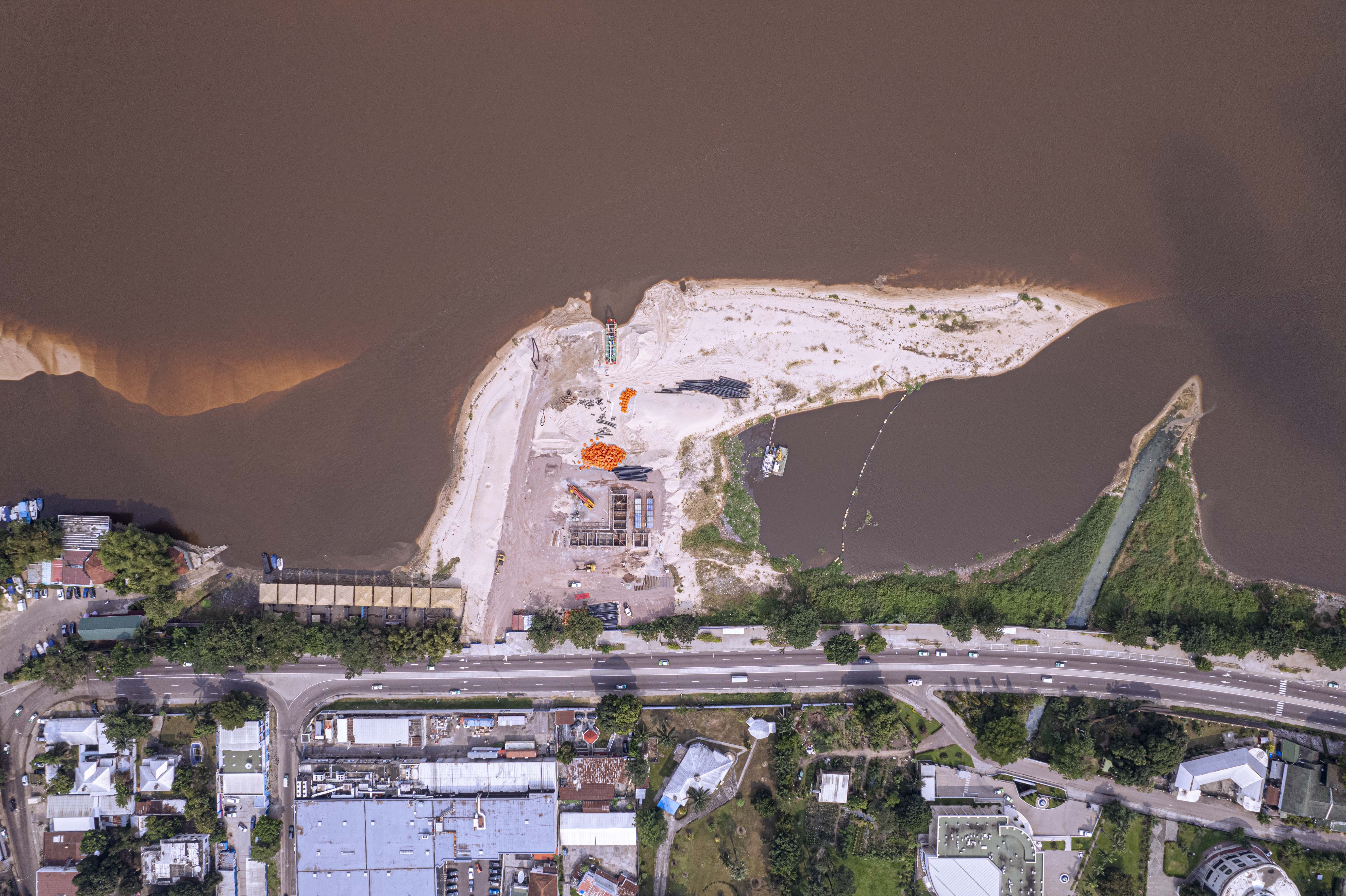 Vue aérienne par drone